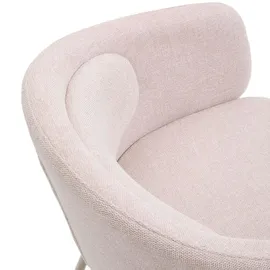 Kave Home 2er-Set Kave Home Stuhl Minda Stoff Beige