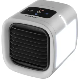 Tectake tectake® Luftkühler, 3in1, 5 Geschwindigkeits- und 2 Kühlstufen, Wassertank 250 ml, mit verstellbaren Lamellen