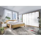 Wiemann Schlafzimmer-Set Loft 4tlg. Glas Weiß