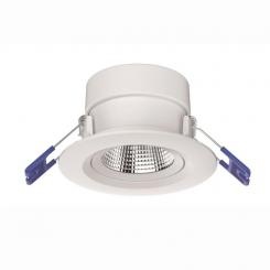 Opple LED-Einbauspot Chiara, 6W, 450lm, 2700K, weiß, schwenkbar