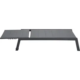 Happy Garden Barbados Sonnenliege 198 x 61 x 95 cm Grau