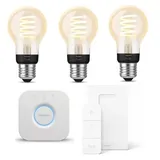 Philips Hue White Ambiance E27 3er Pack + Dimmschalter + Bridge V2