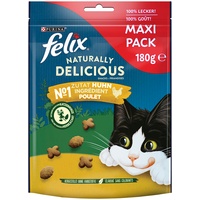 FELIX 3x180g Felix Naturally Delicious Huhn & Katzenminze Katzensnacks