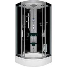 AcquaVapore Dampfdusche Duschtempel Sauna Dusche Duschkabine D46-53T2 90x90 cm ohne 2k Scheiben Versiegelung