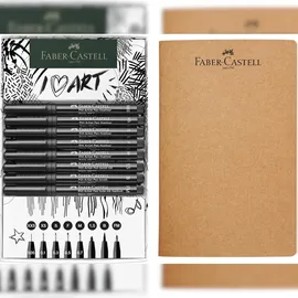 Faber-Castell Pitt Artist Pen Handlettering-Set schwarz, 1 Set