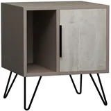 Livetastic Nachtschrank Glynn 50 x 60 x 42 cm Mokka