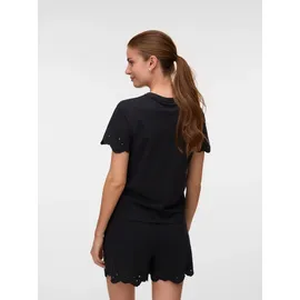 Vero Moda VMLOUISE SS TOP JRS Schwarz M