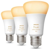 Philips Hue LED Leuchtmittel 3er-Set White Ambiance E27 6 W