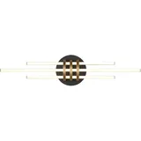 Trio Leuchten LED Deckenleuchte Cinto 25W schwarz, gold