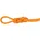 8 7 Alpine Sender Dry Kletterseil Orange/Weiß