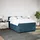 vidaXL Boxspringbett 140 x 200 cm Blau