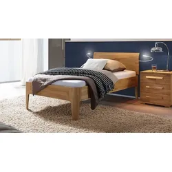 Einzelbett Baleira Kernbuche Massivholz Komfort 90x200cm skandinavisch