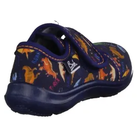Beck Dinosaurier Slipper Dunkelblau 31