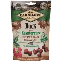 CARNILOVE Cat Crunchy Duck Snack w/ Raspberries 50g