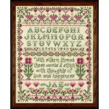 Designworks Ink Design Works Crafts Kreuzstich Stickpackung Sticker Sampler, Zählmuster