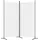 vidaXL Paravent Weiß 175x180 cm Stoff