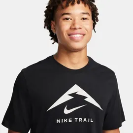 Nike Herren Trail Dri-Fit Shirt schwarz