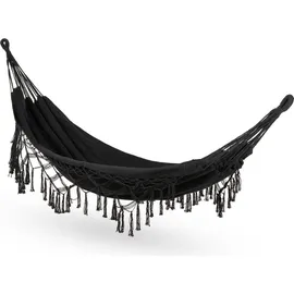 outtec Hängematte, Schwarz, Textil, 150x1x200 cm, Gartenmöbel, Hängematten