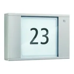 TCS PI135-EN/04 Infomodul für Außenstationserien PDS/PES und AVD/AVE, AP silber PI135EN04