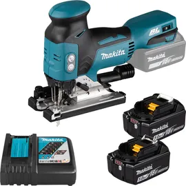 Makita DJV181RTJ inkl. 2 x 5,0 Ah + DC18RC Ladegerät + Makpac