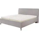 Alina Polsterbett Serina, Wahlweise mit Matratze und Lattenrost, in diversen Ausführungen grau 220 cm x 219 cm x 110 cm