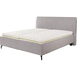 Alina Polsterbett Serina, Wahlweise mit Matratze und Lattenrost, in diversen Ausführungen grau 220 cm x 219 cm x 110 cm