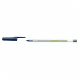 BIC Kugelschreiber Round Stic ECOlutions frostig-transparent, Schreibfarbe: blau,