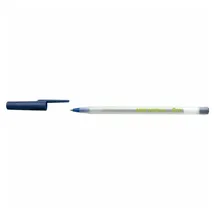 BIC Kugelschreiber Round Stic ECOlutions frostig-transparent, Schreibfarbe: blau,