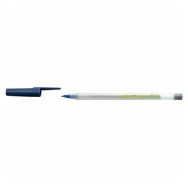 BIC Kugelschreiber Round Stic ECOlutions frostig-transparent, Schreibfarbe: blau,