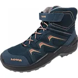 Lowa Maddox Warm GTX Mid Kinder Petrol/Rose 38