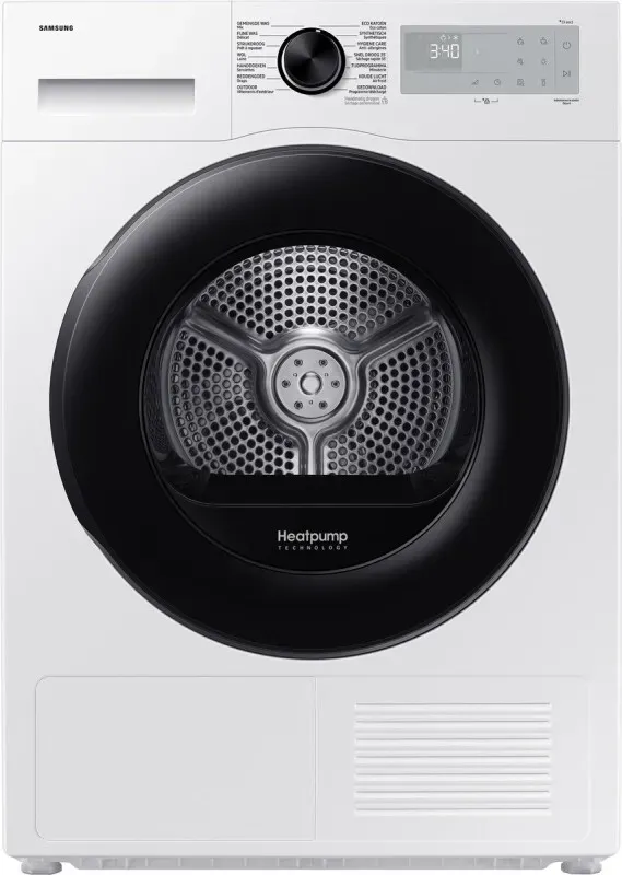 Samsung DV9UDG52A0AH - Wäschetrockner - 9 kg Energieeffizienzklasse A+++ Freistehend Weiß