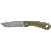 Gerber Outdoormesser mit Holster, Klingenlänge: 9,4 cm, Spine Fixed Blade Outdoor Knife, Grün, 31-003688