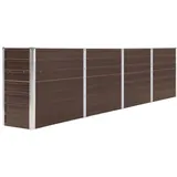 vidaXL Hochbeet 320 x 40 x 77 cm Braun