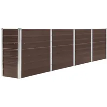 vidaXL Hochbeet 320 x 40 x 77 cm Braun