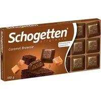 Schogetten Tafelschokolade Caramel Brownie, 100g