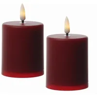MARELIDA LED Mini Kerzen 10 cm rot 2 St.