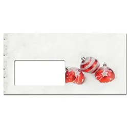 Sigel Weihnachts-Umschlag Winter Flair DL, Fenster, 90 g, gummiert