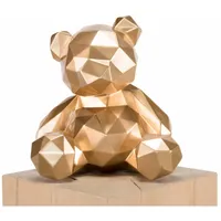 KUNSTLOFT Skulptur, Gold, Stein, 30x28x23 cm, Dekoration, Skulpturen &