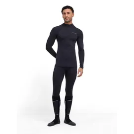 Falke Wool-Tech Zip Neck Long sleeve Shirt schwarz L