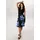 Aniston SELECTED Jerseykleid Blau/Schwarz 40