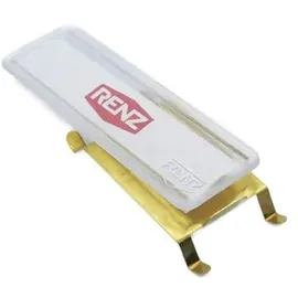 Renz Erwin Metallwarenfabrik GmbH & Co. KG RENZ Namensschild mit Feder 65x22mm RENZ Nummer 97-9-00302