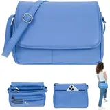 Alessandro Salvatore Florenz 12975 Schultertasche Leder Blue