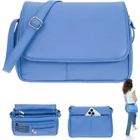 Alessandro Salvatore Florenz 12975 Schultertasche Leder Blue