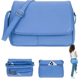 Alessandro Salvatore Florenz 12975 Schultertasche Leder Blue