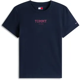 Tommy Hilfiger Tommy Jeans Kurzarmshirt TJW REG ESSENTIAL LOGO 2 TEE EXT blau XL (42)