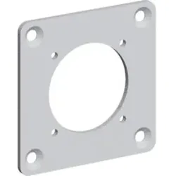 Hager KEM31S66R0LMF unibar M, Adapterplatte