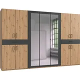 WIMEX Drehtürenschrank Tibet 313 x 208 x 58 cm Grau/Beige