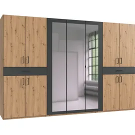 WIMEX Drehtürenschrank Tibet 313 x 208 x 58 cm Grau/Beige