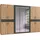 WIMEX Drehtürenschrank Tibet 313 x 208 x 58 cm Grau/Beige