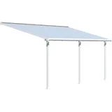 Terrassenüberdachung Olympia 5,46 x 2,95 m weiß